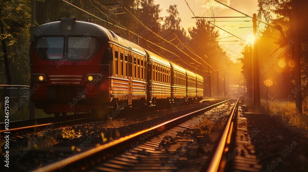 Urban Transportation. High-Detailed Wallpaper