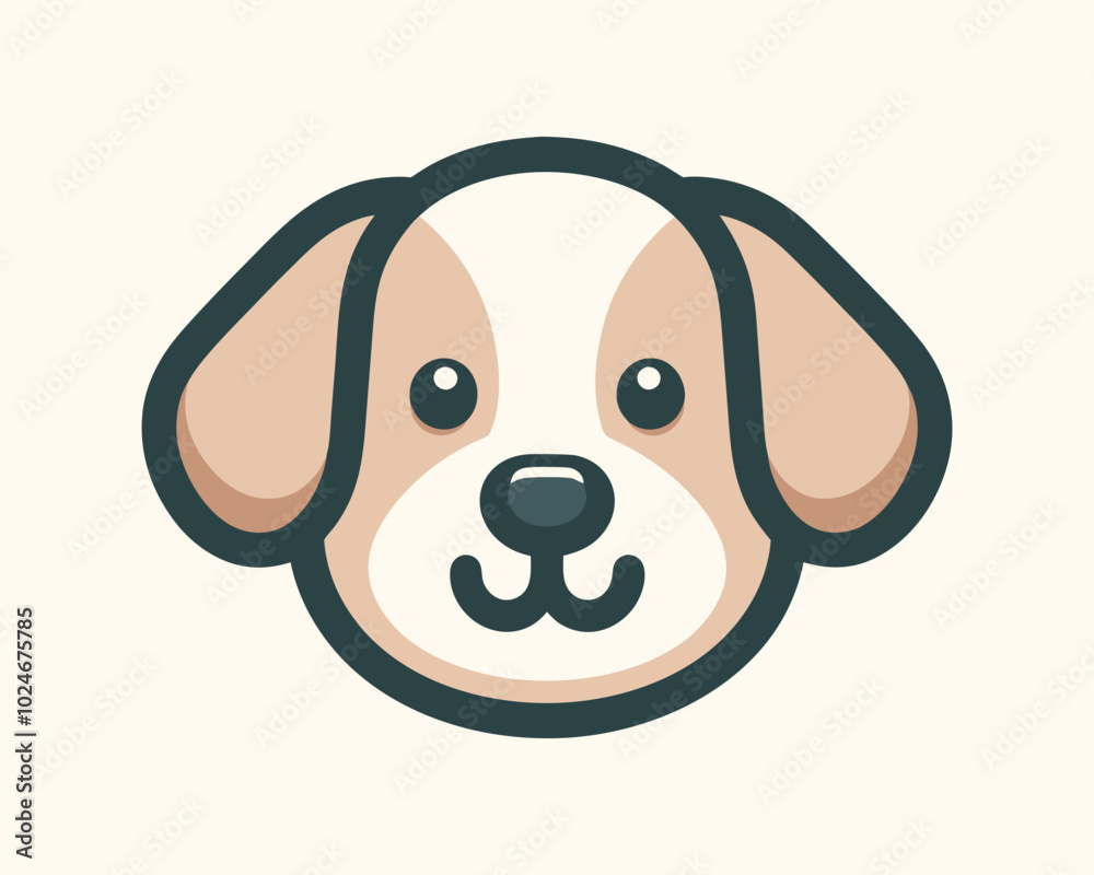Dog logo design icon vector illustration Dog logo design icon vector illustration