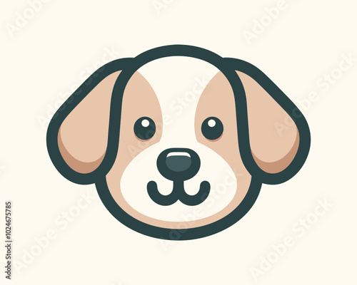 Dog logo design icon vector illustration