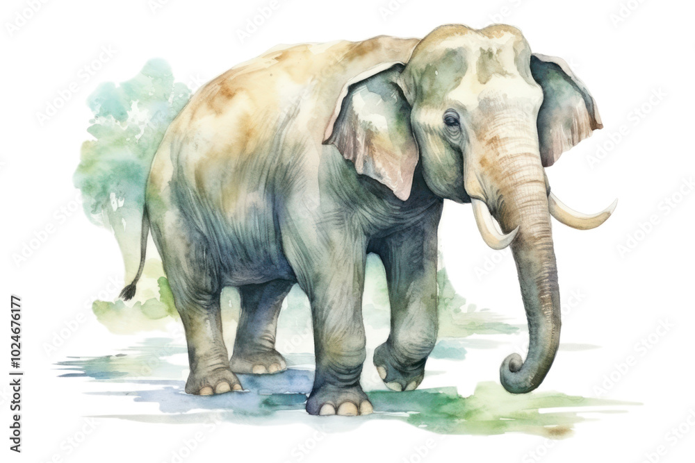 Obraz premium PNG Elephant wildlife animal mammal.