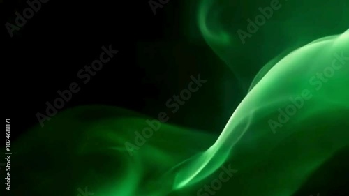 green smoke background