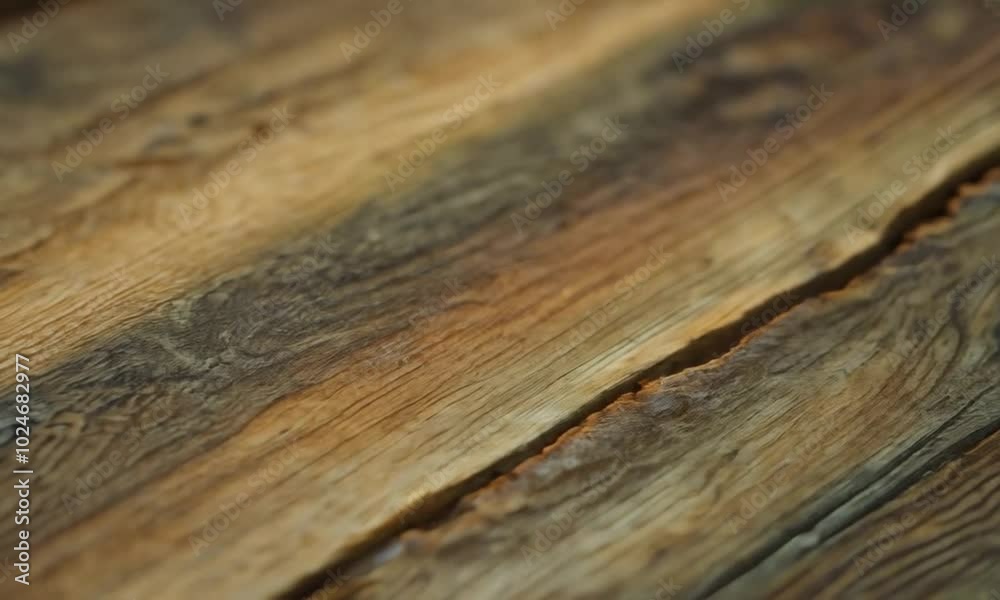 Close-up of Rough Weathered Wood Texture