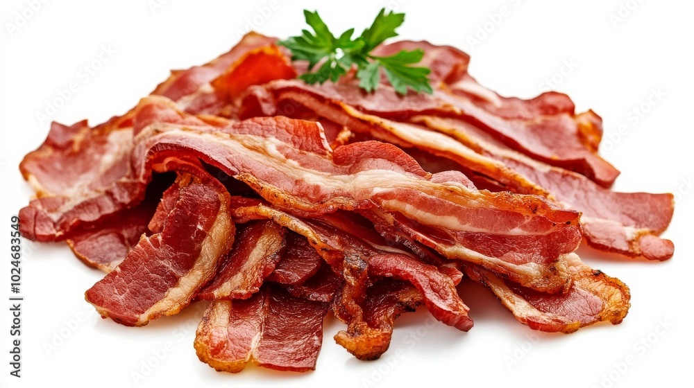 Bacon on white Bacon on white