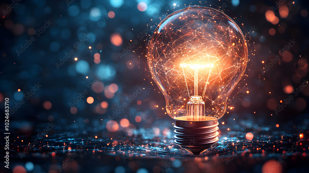 light bulb on red background light bulb on red background