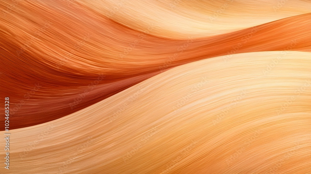 Aerial View of Geometric Abstract Farmland Patterns in Harmonious Colors