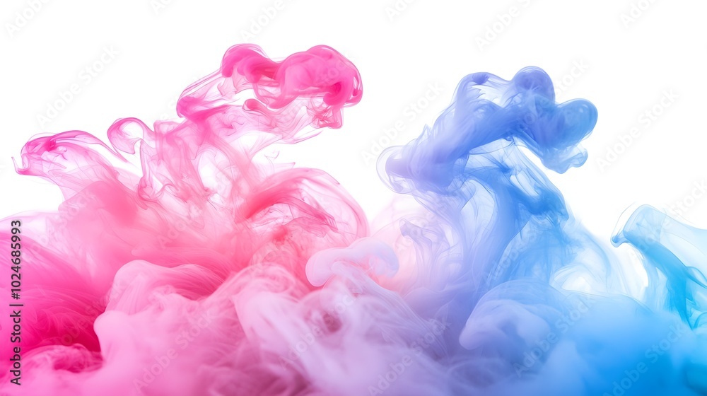 Mesmerizing Abstract Ink in Water Flowing Patterns with Vibrant Colors Mesmerizing Abstract Ink in Water Flowing Patterns with Vibrant Colors