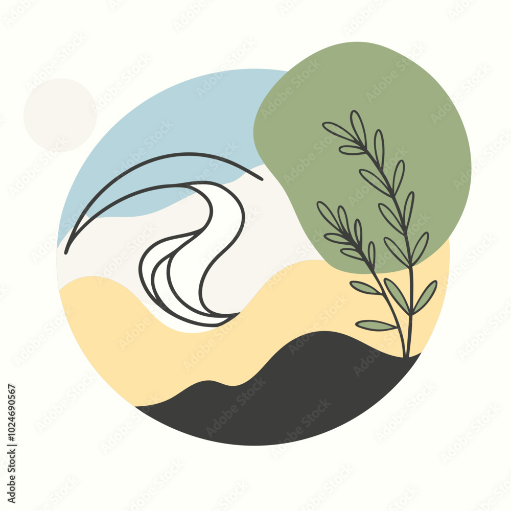 Obraz premium The waves of the ocean