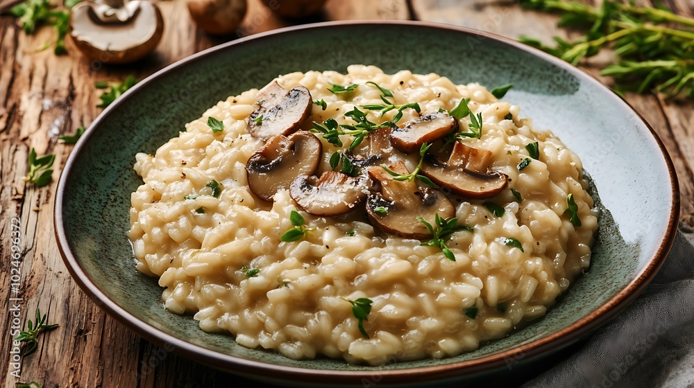 risotto with mushrooms risotto with mushrooms