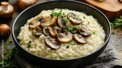 risotto with mushrooms