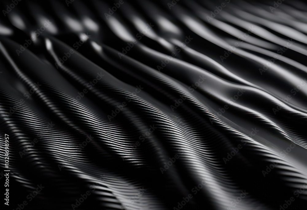 Naklejka premium detailed close pristine carbon fiber surface showcasing intricate patterns textures high tech applications, aerospace, automotive, brightness