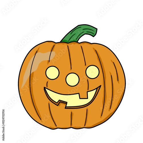 scary face shaped pumpkins for halloween