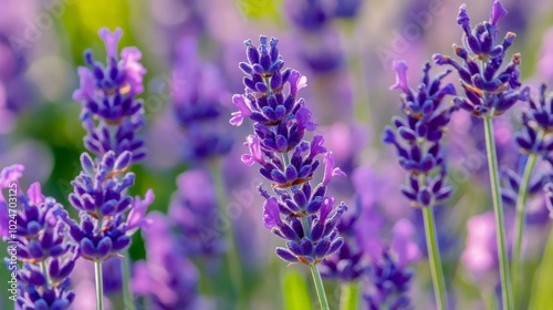 Lavender's fields paint a natural scene.