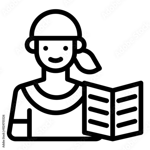 Woman Recipes Icon