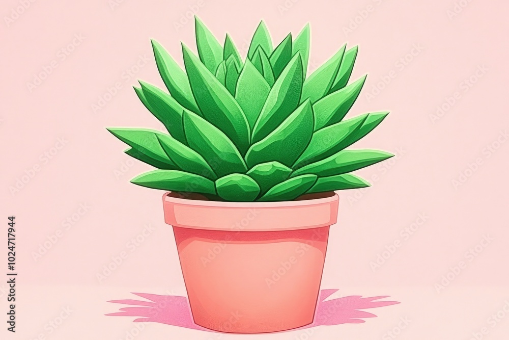 A young haworthia planifolia displayed in a decorative vase, A young haworthia plant in a decorative pot A young haworthia planifolia displayed in a decorative vase, A young haworthia plant in a decorative pot