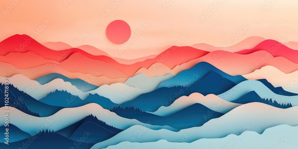 Fog enveloped hills in a stunning landscape showcasing the beauty of pristine natural surroundings Fog enveloped hills in a stunning landscape showcasing the beauty of pristine natural surroundings