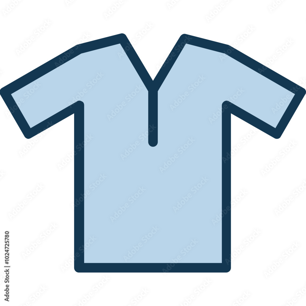Athlete Shirt vector icon with an isolated background Athlete Shirt vector icon with an isolated background