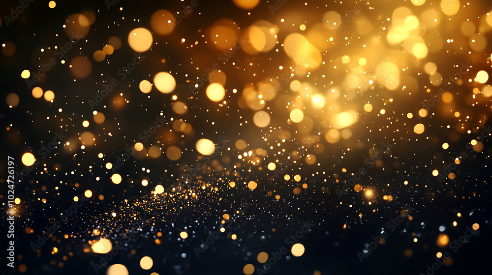 Sparkling lights create festive atmosphere with magical glow Sparkling lights create festive atmosphere with magical glow