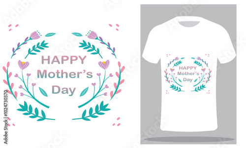  Beautiful floral background of mother day  