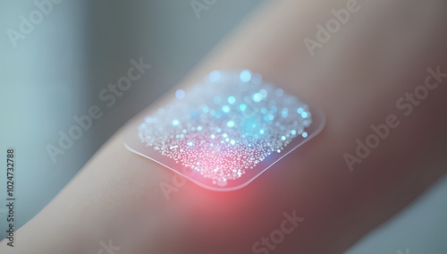 Modern Skin Treatment Patch in Clinical Setting