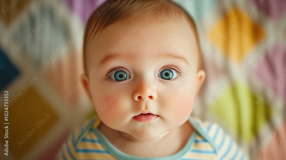 Happy baby smiling against a warm, golden bokeh background, creating a soft and joyful atmosphere. Happy baby smiling against a warm, golden bokeh background, creating a soft and joyful atmosphere.