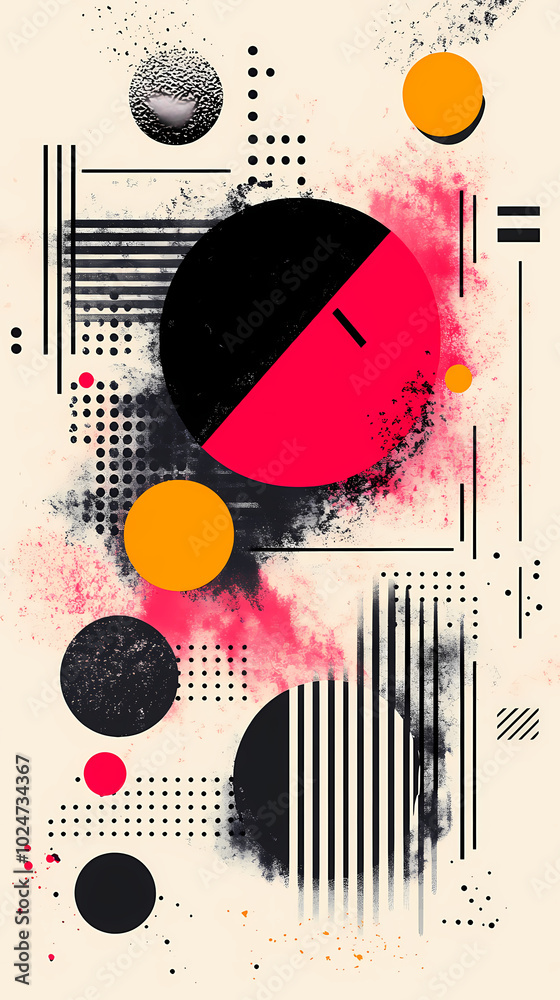 Geometric shapes and compositions inspired by Bauhaus or Memphis. Retro elements, geometric pattern for banners, posters, and leaflets. Geometric design background vector Geometric shapes and compositions inspired by Bauhaus or Memphis. Retro elements, geometric pattern for banners, posters, and leaflets. Geometric design background vector