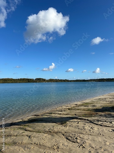 Obraz na płótnie Am See w salonie