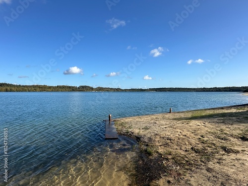 Obraz na płótnie Am Wasser, See w salonie