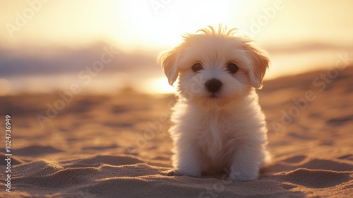 Puppy Sunset Beach.