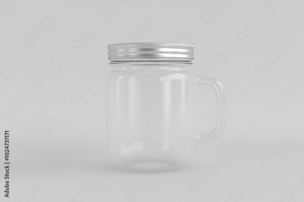 Realistic Mason Drinking Glass Jar Mockup for Customizable Branding Presentations Realistic Mason Drinking Glass Jar Mockup for Customizable Branding Presentations