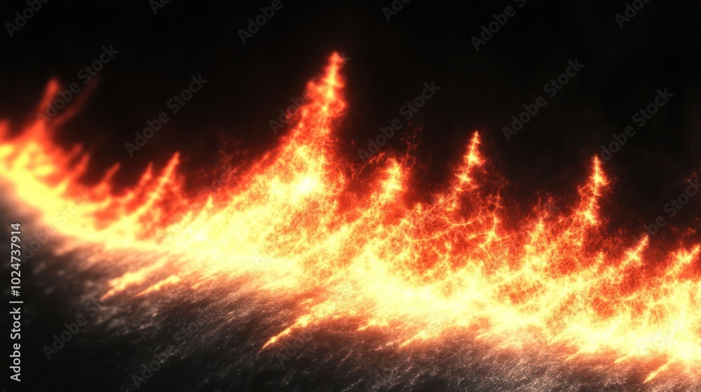 A vibrant depiction of flames, showcasing dynamic movement and energy. A vibrant depiction of flames, showcasing dynamic movement and energy.