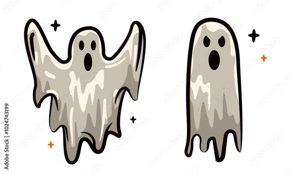vector set of ghost for halloween vector set of ghost for halloween