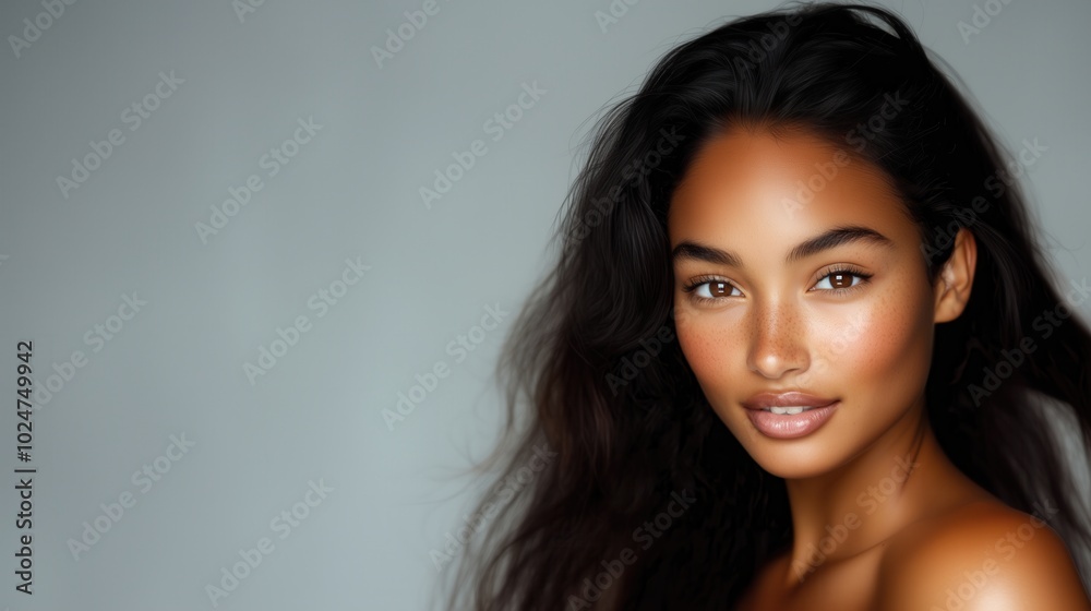 Fototapeta premium Fresh spring beauty concept for digital media and fashion design