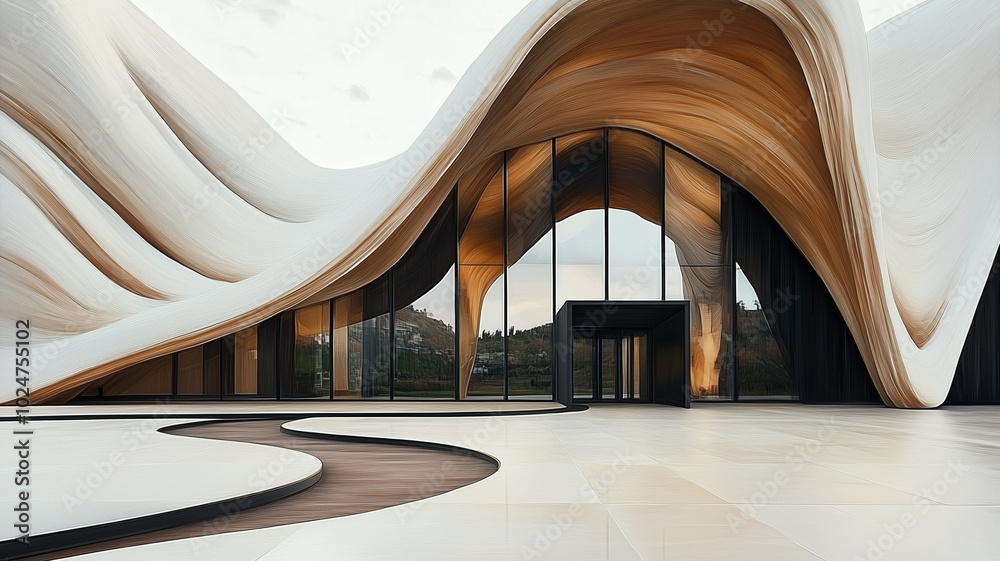 Obraz premium interior of a building