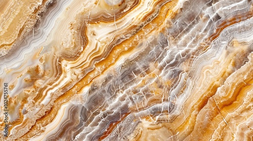 A close-up of a colorful marble slab.