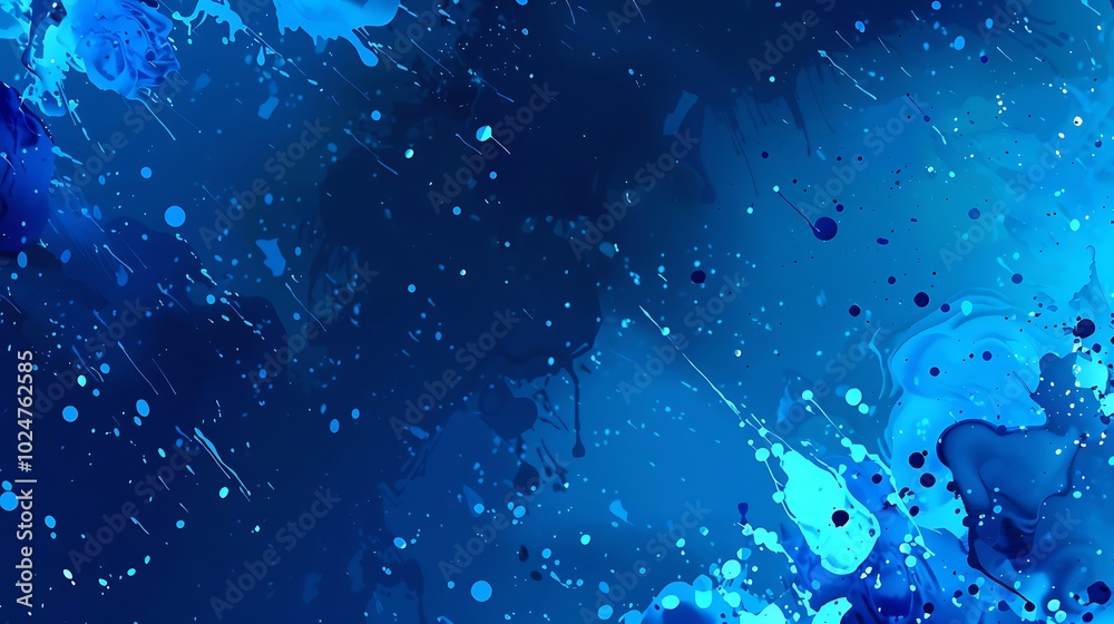 A vibrant vector background featuring abstract splashes and blobs of blue in various intensities and sizes creating a modern artistic design for digital projects and creative presentations A vibrant vector background featuring abstract splashes and blobs of blue in various intensities and sizes creating a modern artistic design for digital projects and creative presentations
