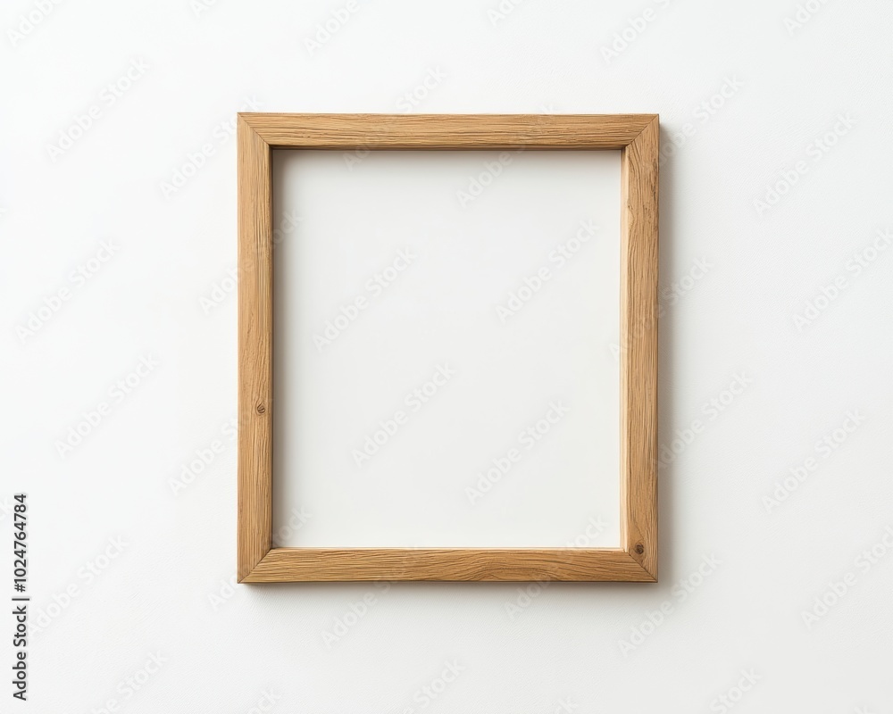 Wooden Frame Mockup. Wooden Frame Mockup.