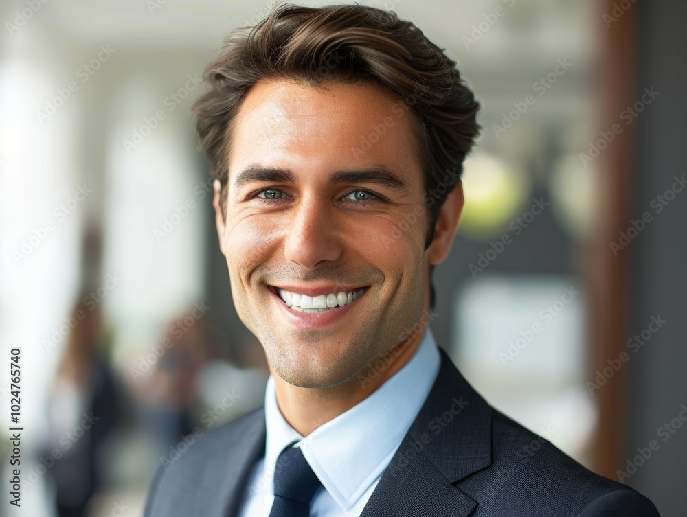 Friendly American Corporate Executive Portrait Friendly American Corporate Executive Portrait