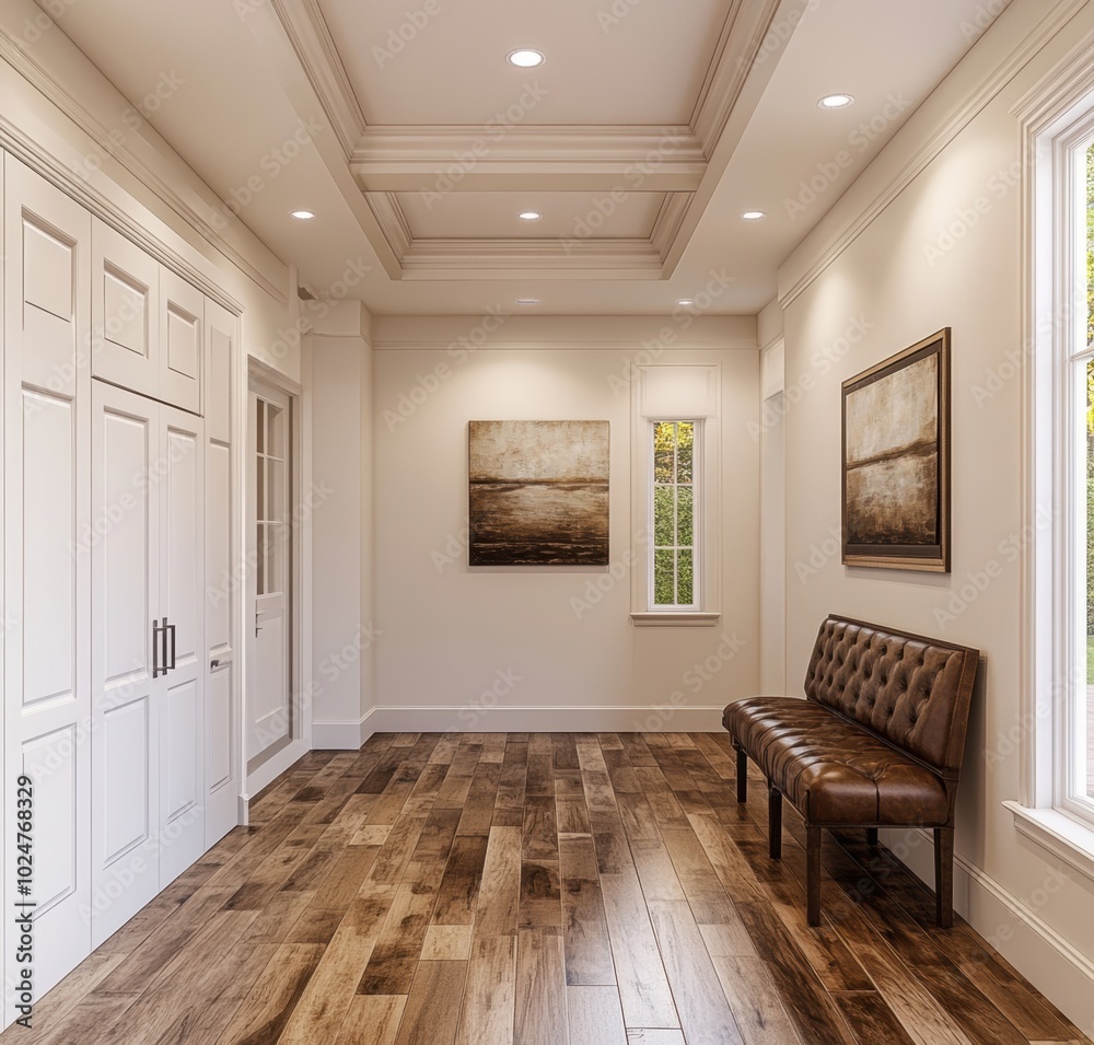 Fototapeta premium Modern Entryway Interior.