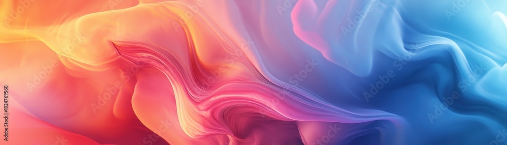 Vibrant Fluid Abstraction: Captivating Swirls of Colorful Energy Vibrant Fluid Abstraction: Captivating Swirls of Colorful Energy