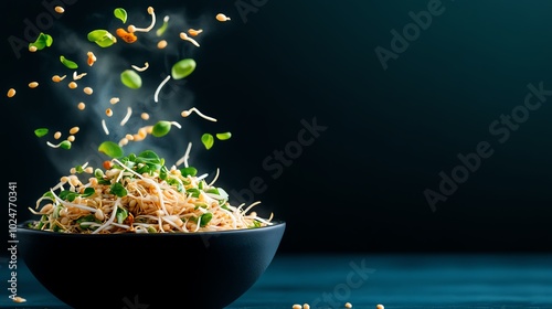 Colorful and tangy sprouts chaat with mixed bean sprouts tossed in chaat masala and lemon juice