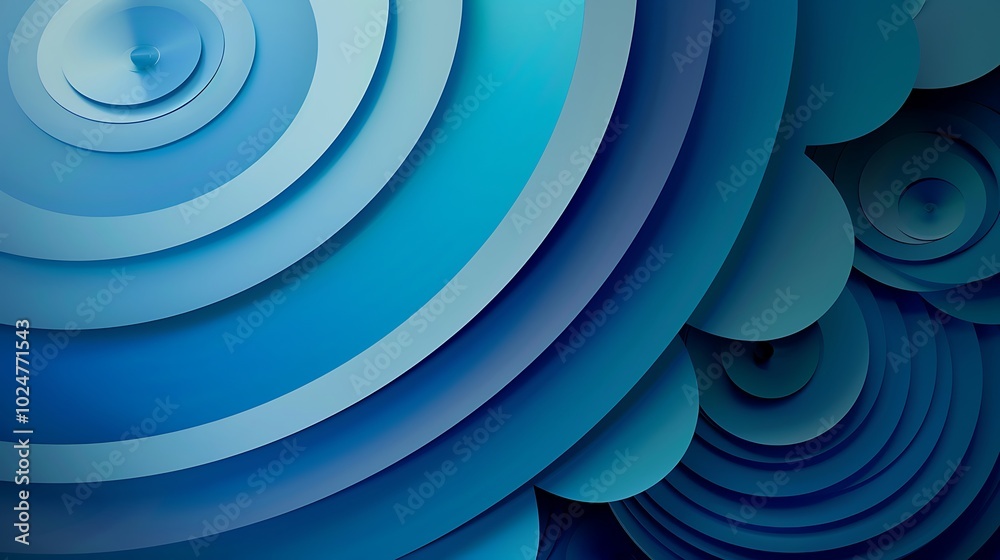 Elegant vector background featuring overlapping gradient rings in various shades of blue with a soft glow effect creating a serene and modern atmosphere suitable for graphic design projects Elegant vector background featuring overlapping gradient rings in various shades of blue with a soft glow effect creating a serene and modern atmosphere suitable for graphic design projects