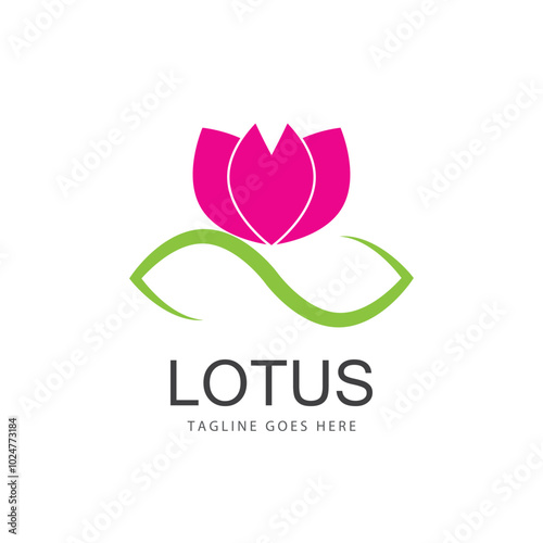 Beauty Vector lotus icon