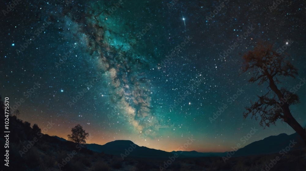 background with stars