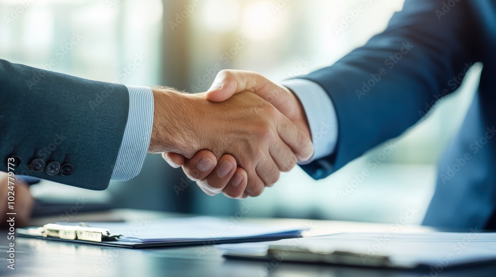 Business Handshake. Business Handshake.