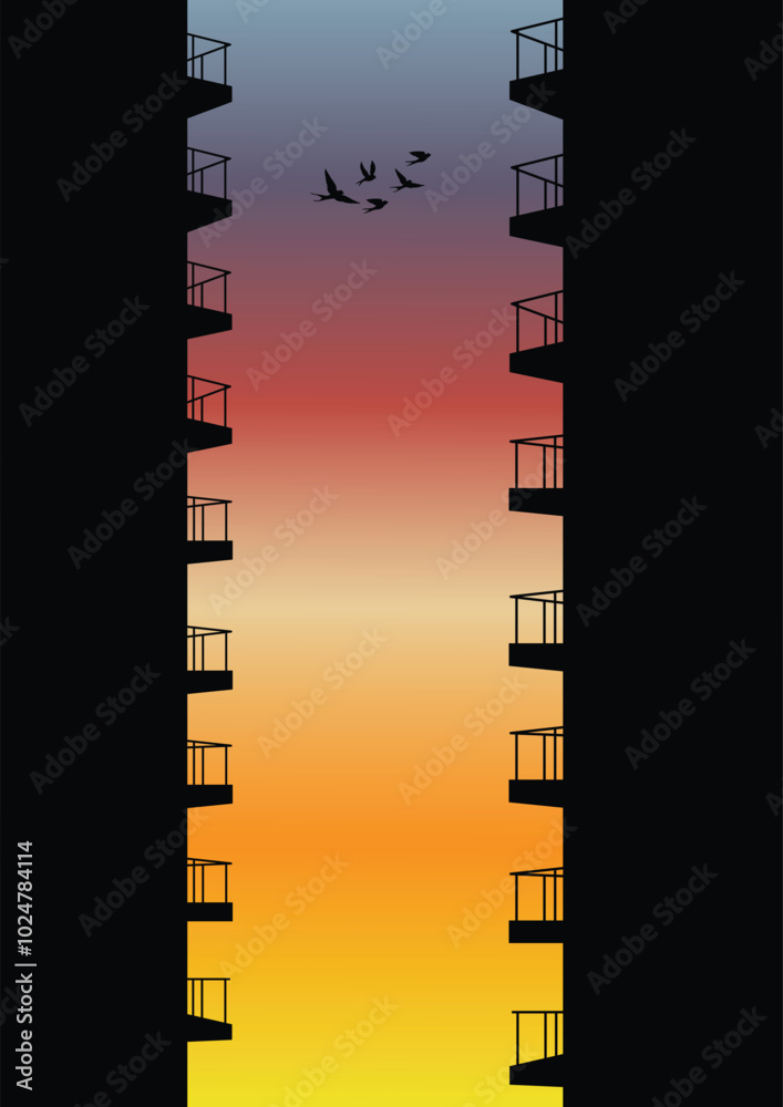 Obraz premium Satellite Image of Mother Earth illustration vector for room decration photo wall frame. 