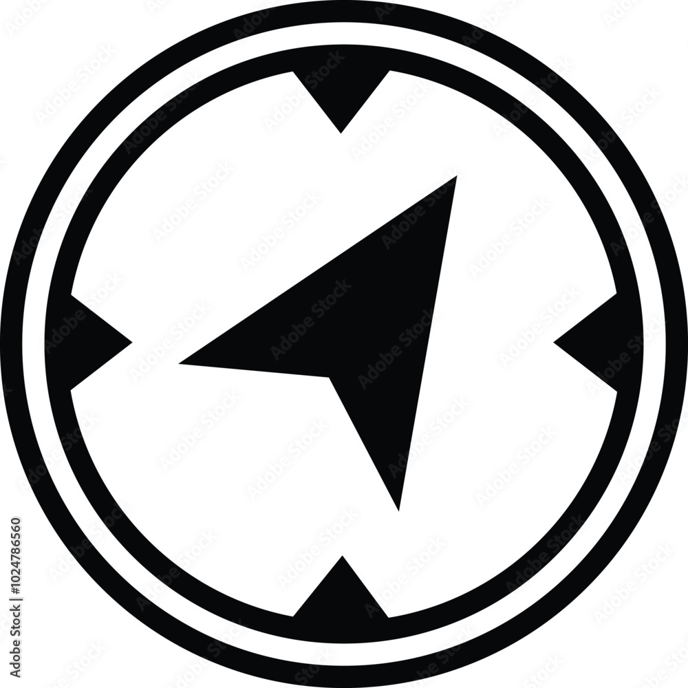 Compass simple icon 5