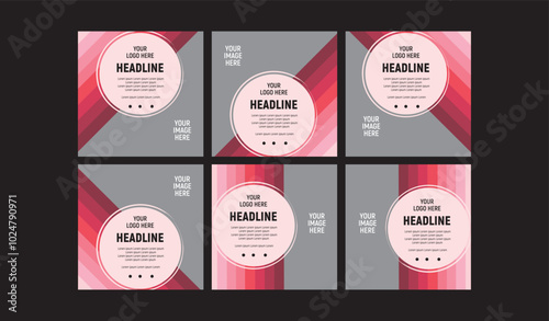 Social media post banner template - Banner vector for social media ads, web ads - Facebook post and stories, Instagram story collections and post frame, layout designs
