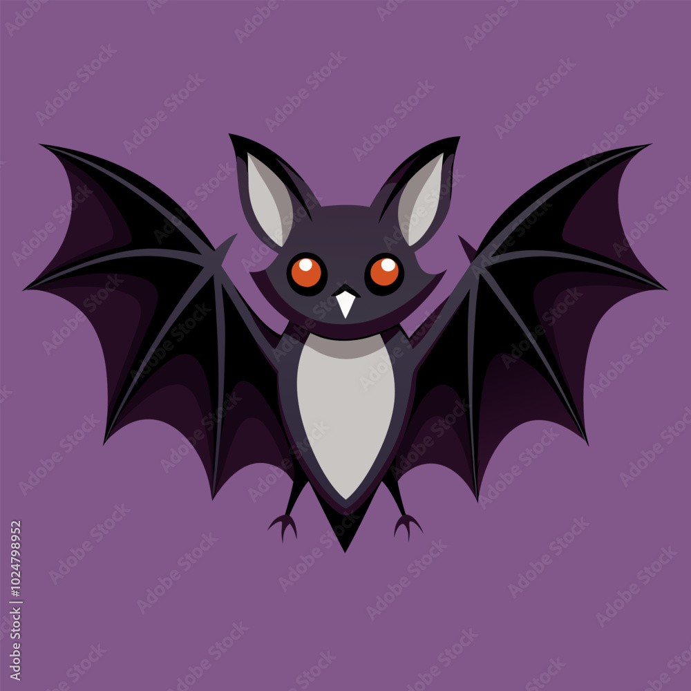 Dark Flying Bat Silhouette Icon Dark Flying Bat Silhouette Icon