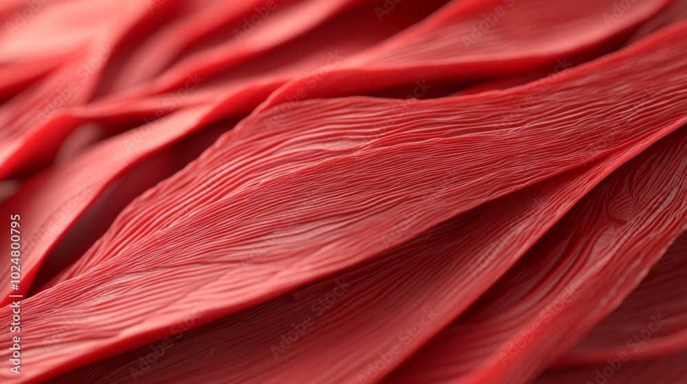 Close-Up of Muscle Tissue Texture for Fitness Promotion Close-Up of Muscle Tissue Texture for Fitness Promotion