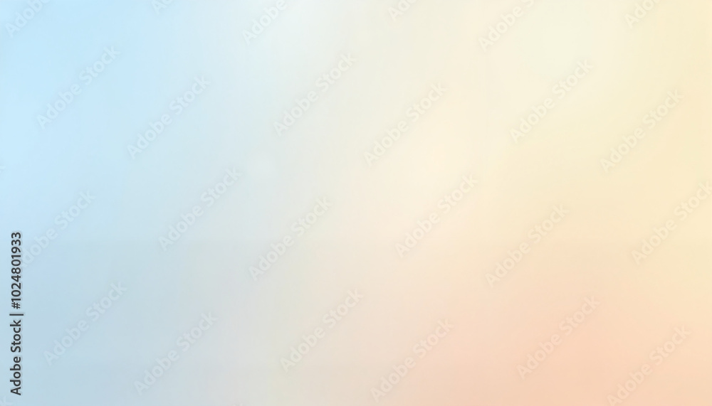 Obraz premium Pastel gradient background in soft blue and peach tones